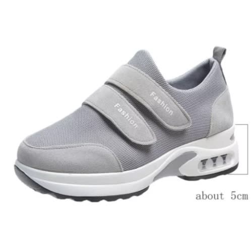 Breathable Air Cushion Female Velcro Sneakers