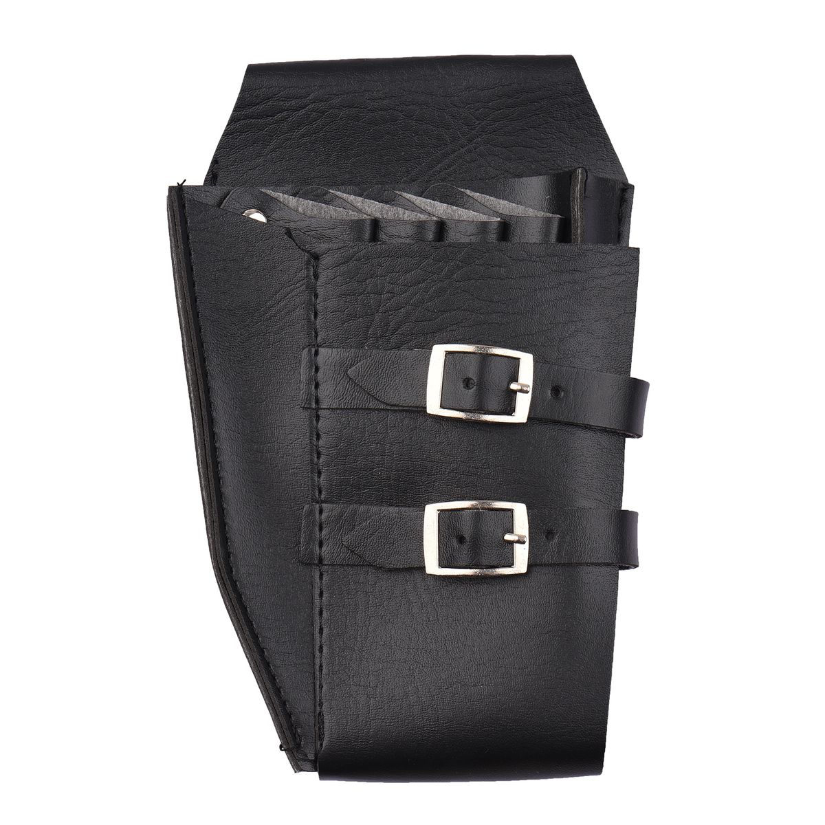 Barber Holster PU Leather Pouch Holder Rivet Hair Scissor