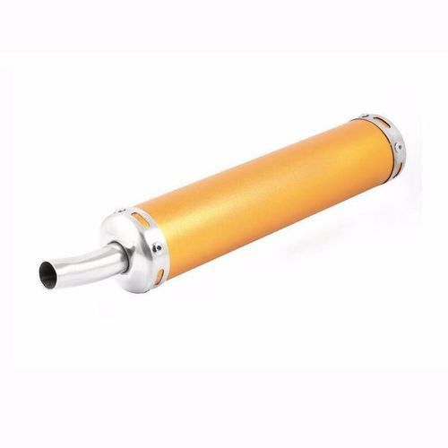 Motorcycle Stainless Steel 20mm Bend Outlet Exhaust P Yellow