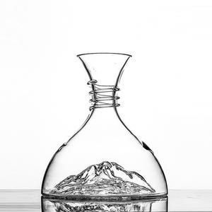Lead Free Crystal Glass Iceberg Wine Decanter Quick Wine Dispenser Wine Glass Wine Bottle  Wine Decanter Decanter Wine