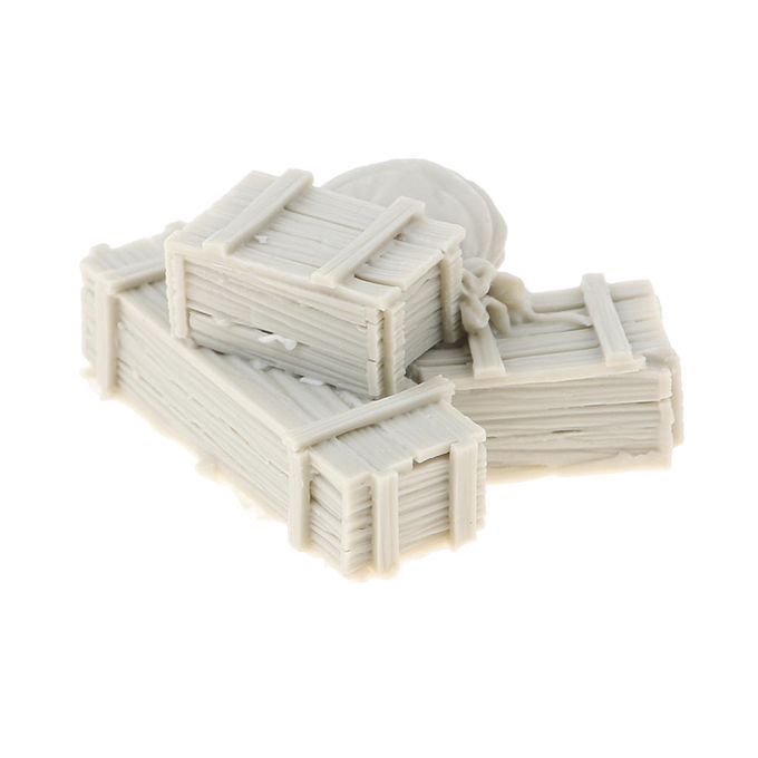 Resin Soldier Scenario Accessories Set  Boxes & Bags Set