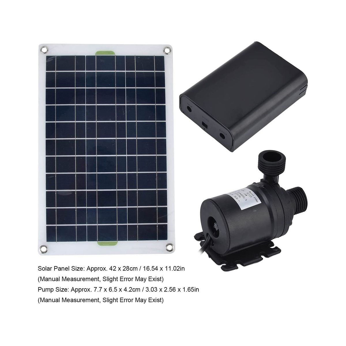 50W Solar Water Pump 800L/H Solar Water Fountain Pump