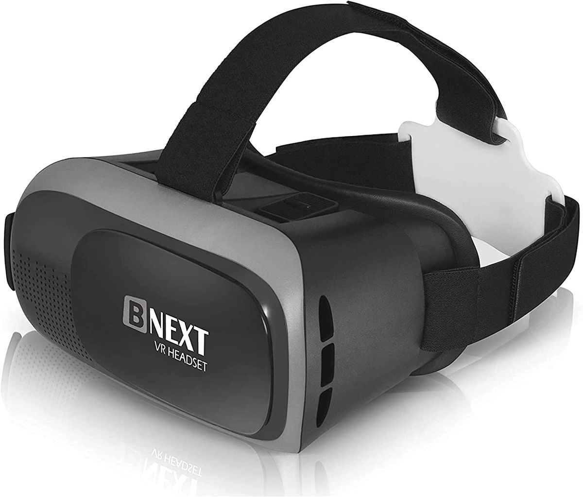3D VR Headset For IPhone & Android Mobile Viewing & Gaming - Grey