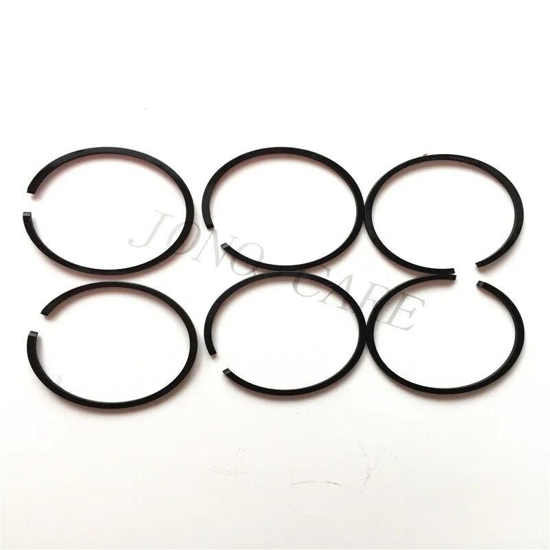 6PCS Brush Cutter Piston Ring 36mm*1.5mm fit Grass trimmer 36F CG360 BC360 33CC Cylinder Piston Parts Replacement