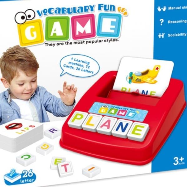 Children Vocabulary Fun Matching Letter Game