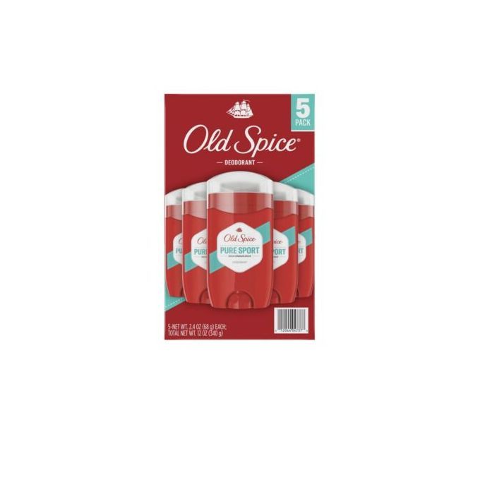 Pure Sport  Deodorant Stick Roll On 68g X5