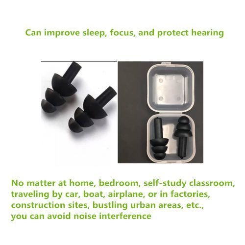 Soft  Silicone Anti Noise/snoring Or Swimming