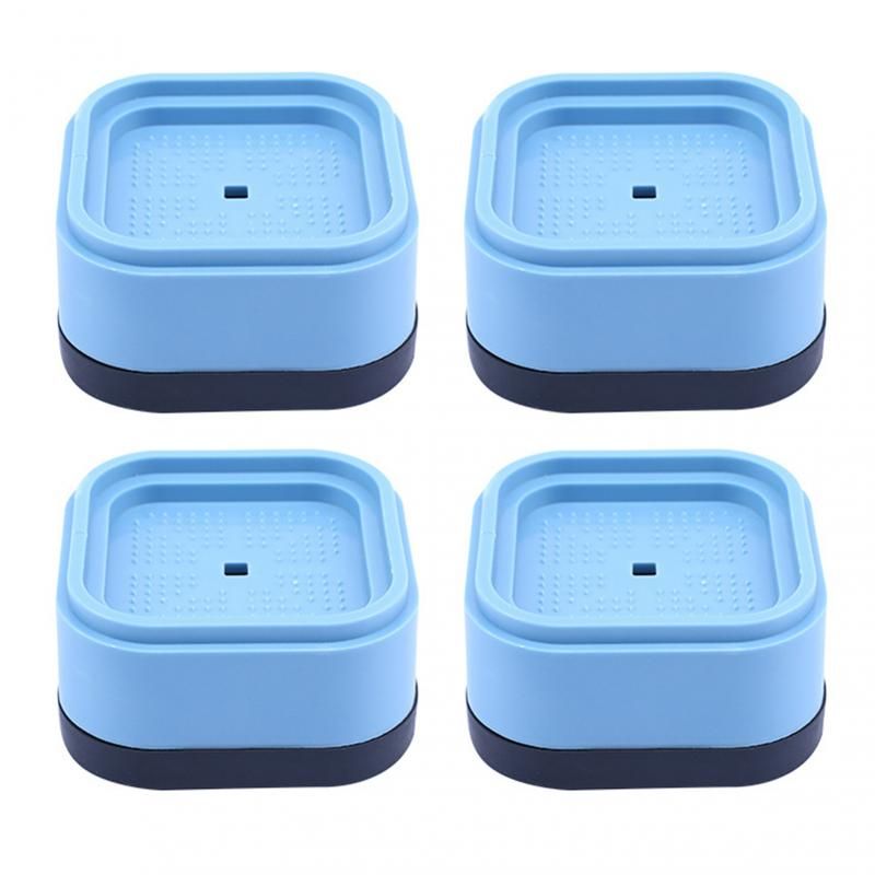 4Pcs/Set Washing Machine Anti Vibration Pad Shock Proof Non Slip Foot Feet Mat Refrigerator Floor Furniture Protectors Noise-4PCS E