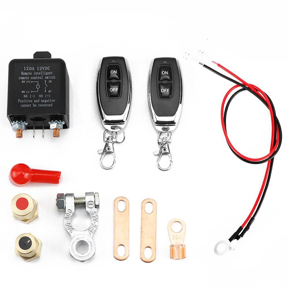 Intelligent Car Battery Remote Master Relay 12 V Car Battery Disconnect Switch Wireless Control Disconnectors High Current Relay Switch
