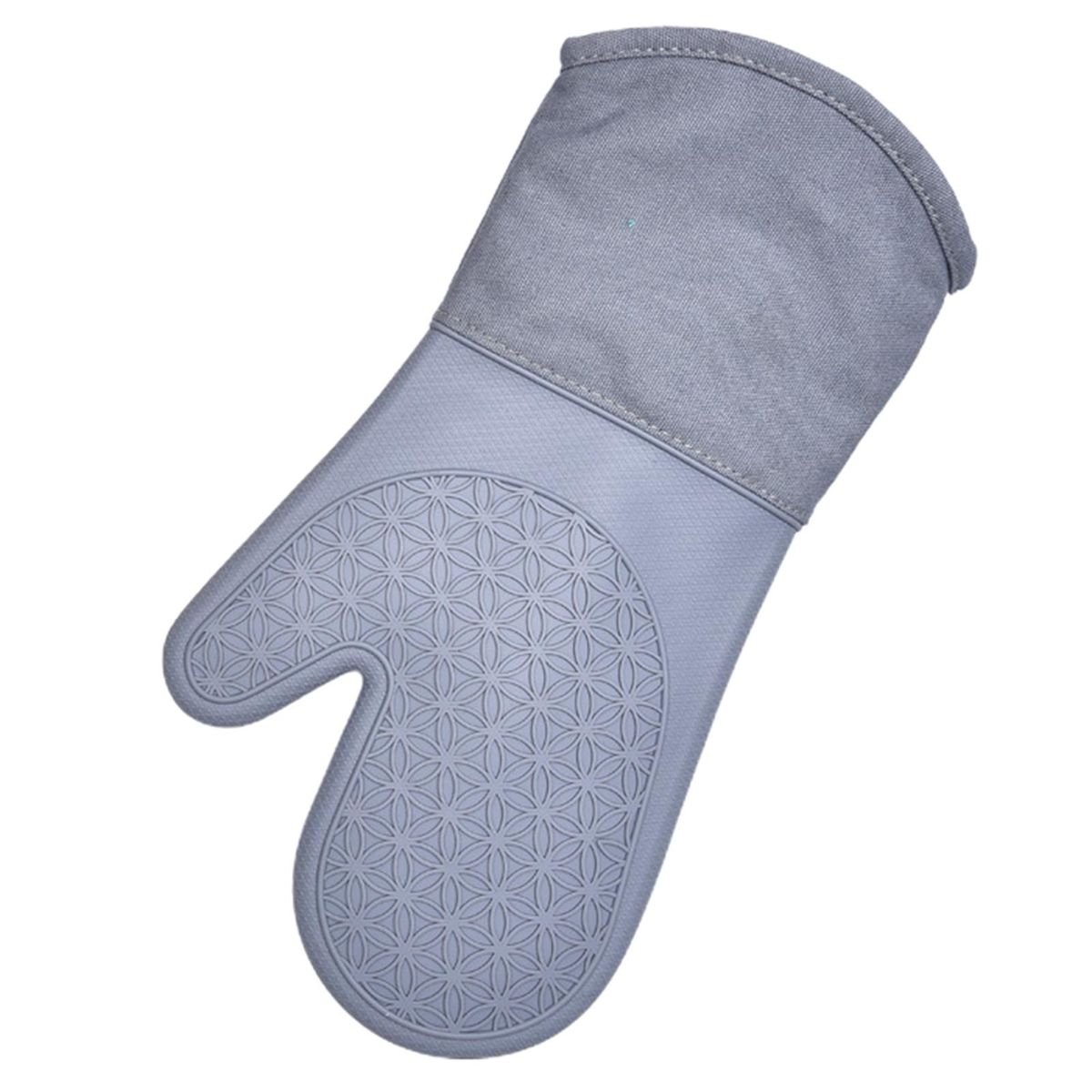 Oven Glove High Temperature Resistant Oven Mitten Grey
