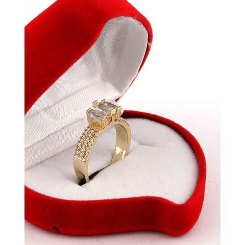 Engagement Ring  -Gold Plated