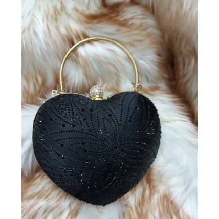 Black Stoned Purse