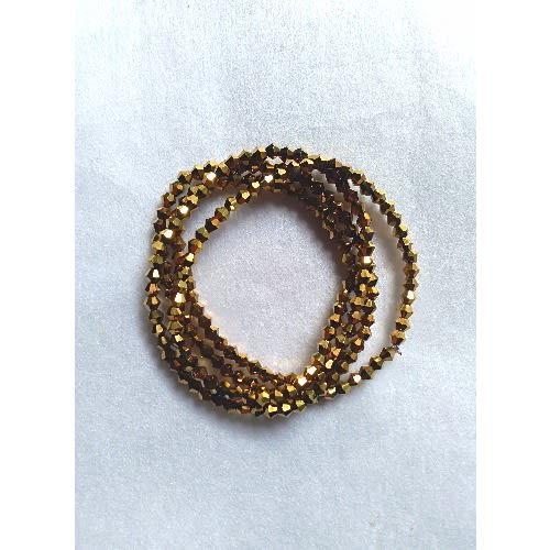Gold Stone Waist Beads- Set Of 3