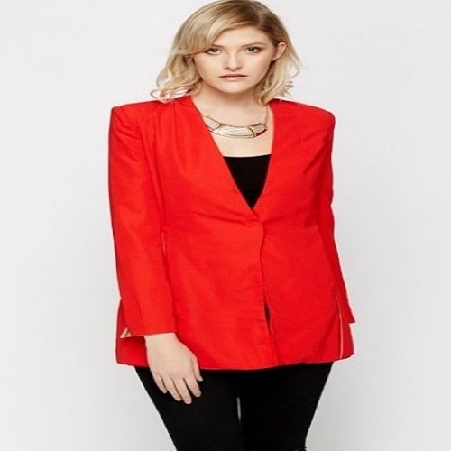 Longline Overlap Blazer