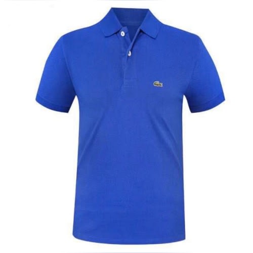 Blue Breathable Mens Polo