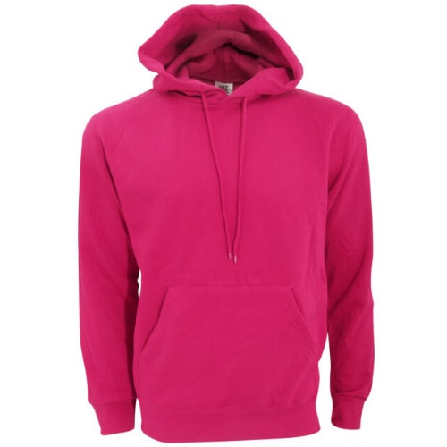 Women's Plain Pink Hoody Sweatshirt