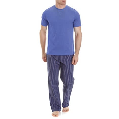 Short-sleeved Pyjamas Set- Navy