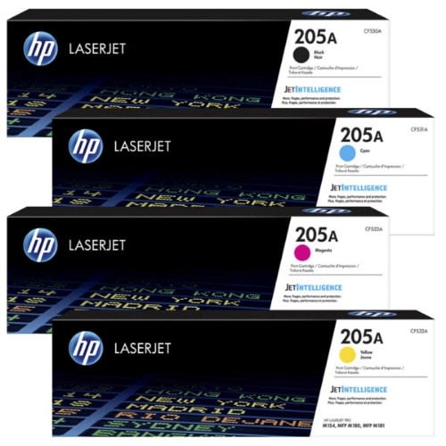 205a Original Laserjet Toner Cartridge - Cf532a - 4 Colours