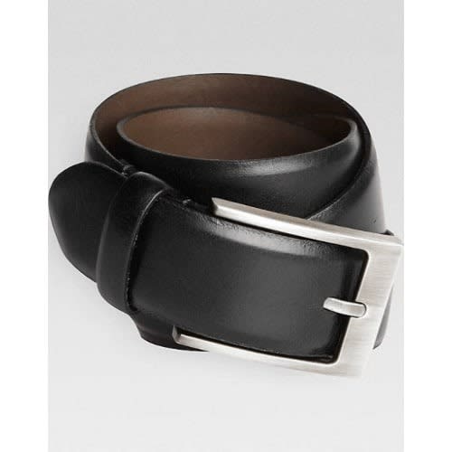 Men's Leather Belt - Black