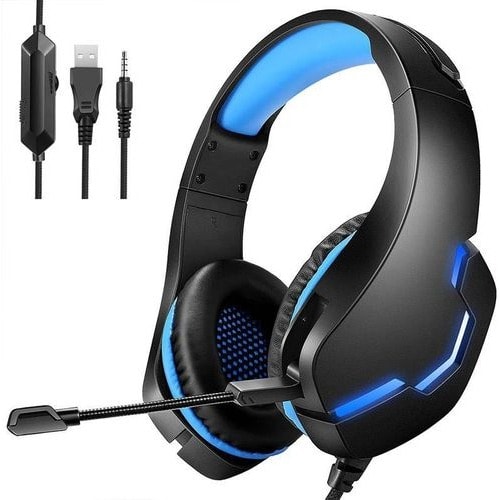 Gaming Headset Deep Bass With Stereo Speaker & Microphone