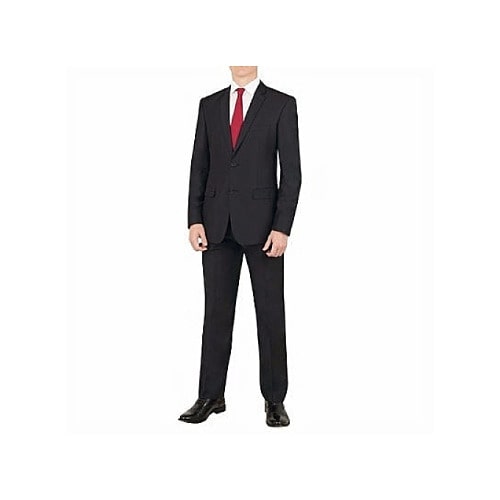 Slim Fit 2 Piece Suit - Black