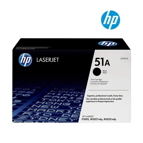 51a -q7551a - Laserjet Toner Cartridge For Hp Laserjet P3005 -M3035 Mfp -M3027- Mfp Printers - Black