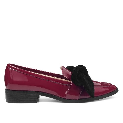 Weeping Bow Loafers- Sweet Berry