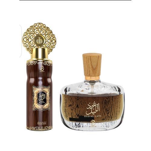 Oud Al Layl Edp Perfume 100ml + Body Spray Hot New Release Fragrance