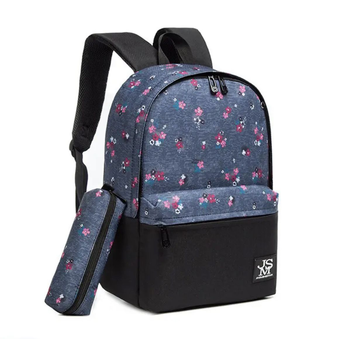 Girls Floral  Backpack 2pc 17''