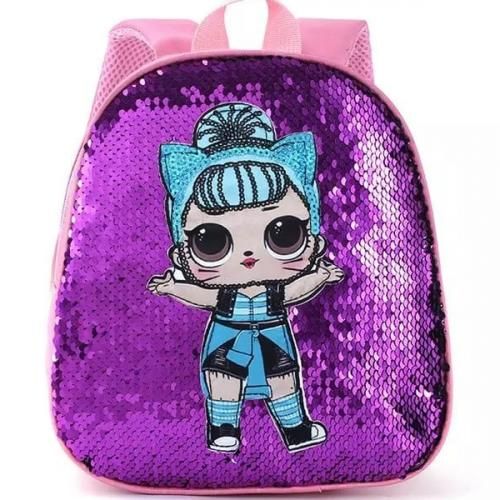 LOL Sequin Bag- Purple