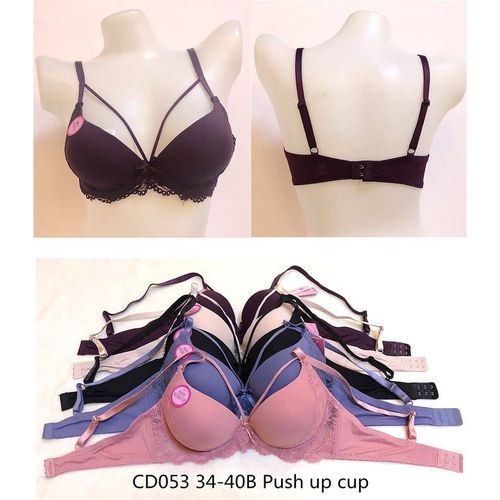 1 PCs Ladies Nonremovable Front Strap Bra (B Cup)