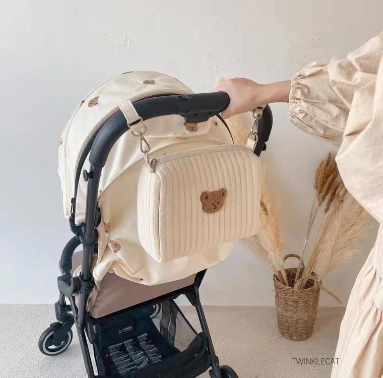 (06 Double Buckle)Mommy Single Shoulder Bag Zipper