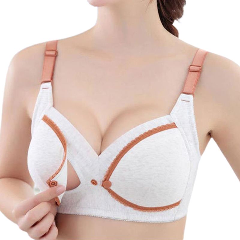 （It Is Recommended To Buy A Larger Size）Maternity Nursing Bra Pregnancy Open