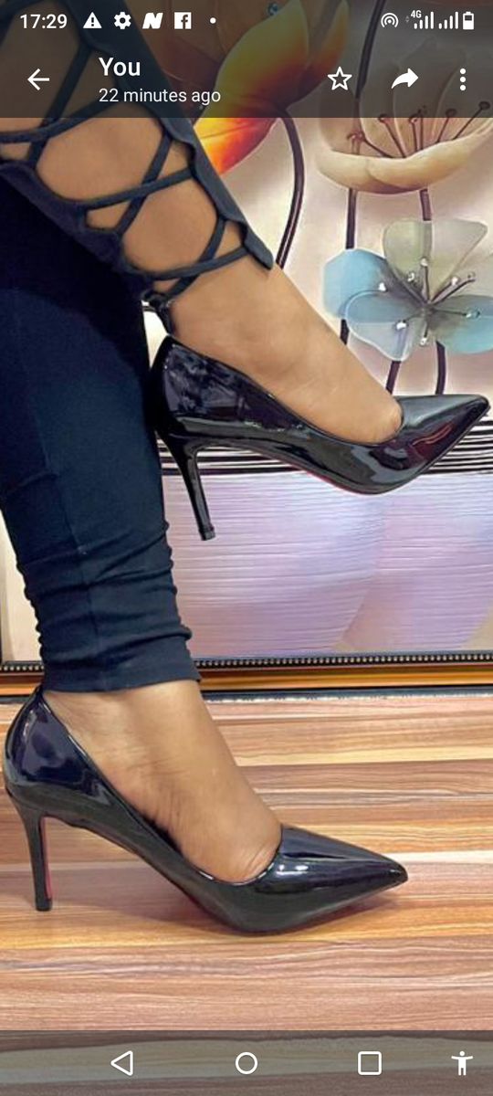Pointy High Heels Women's Shoes With Thin Heels - Black