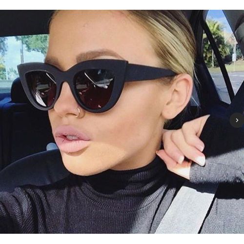 Cat Eye Sunglasses Fashion Women Big Frame Sunglasses