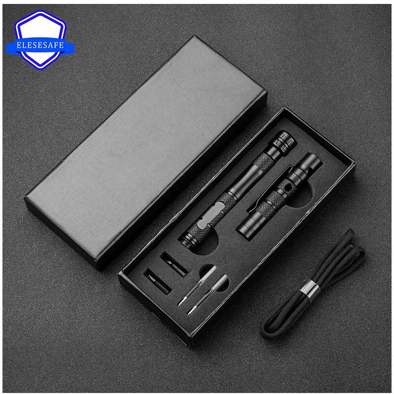 Multi-Function Self  Tactical Pen Handnner Whistle Screwdriver Window Breaker DIY Outdoor Survival EDC Tool Fun Gift