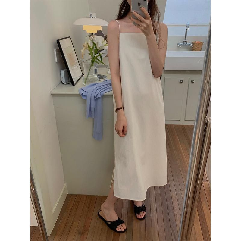 TG Clean Edition Versatile Strap Dress for Women 2023 Spring New Sexy Little Show Slim Drop Long