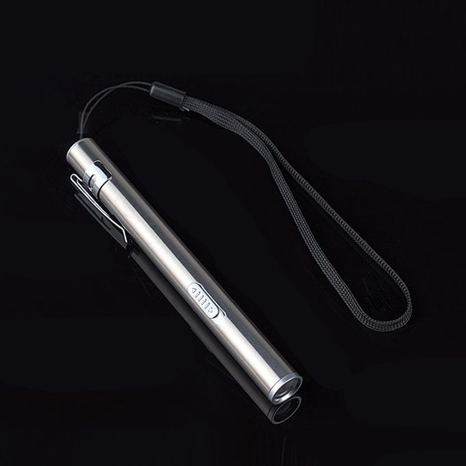USB Mini Rechargeable Flashlight Stainless Steel Strong-