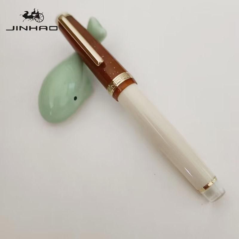 Jinhao 82 Pen New and Refreshing Column Business Office Travel Portable Pocket Pen Ink Sac Ink Pen Logo