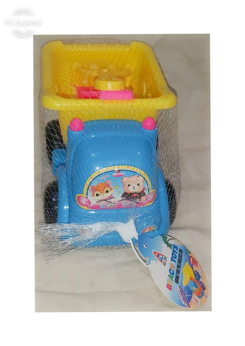 Children Toy Truck- Blue With Yellow