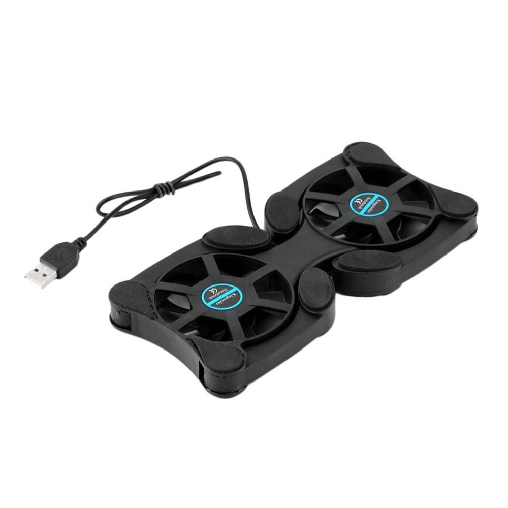 1 Pc Usb Double Fans Port Mini Portable Ocus Notebook 14
