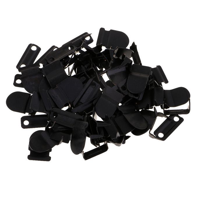 20 Sets Made Of Copper Black Trouser Skirt NoSew Hook And Eye Black