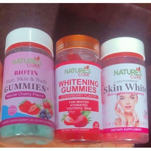Natures Cure Whitening Gummies Combo