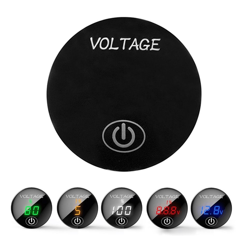 Universal Car Motorcycle DC 12V-24V LED Panel Digital
