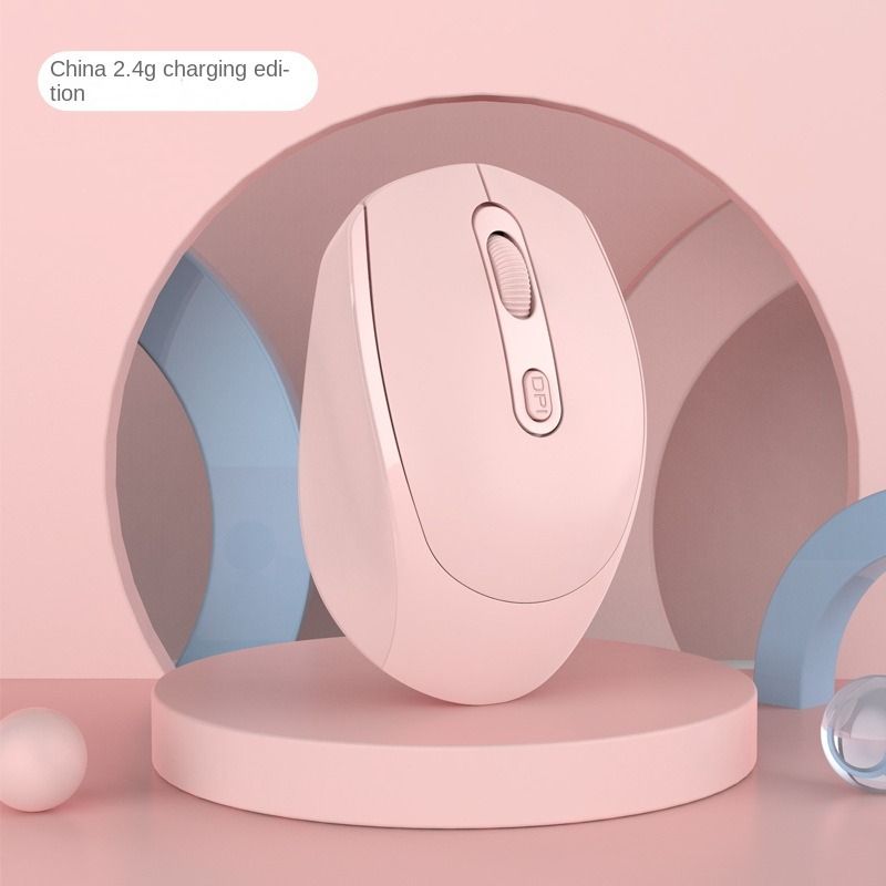 2.4G Wireless Mouse Portable Women Mute 4Keys