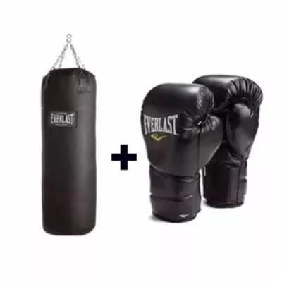 Everlast Elite Punching Bag & Boxing Gloves