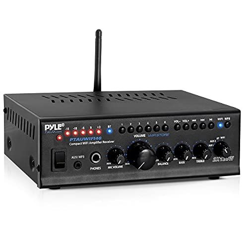 Pyle WiFi Stereo Amplifier Receiver Professional Home Theate