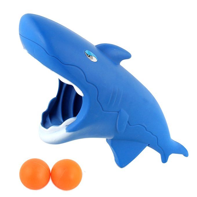 Children Indoor Outdoor Squirt Toy Blue Shark Simulation Shooting Toy