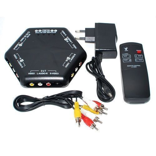 AV SWITCHER 4 Port AV Selector