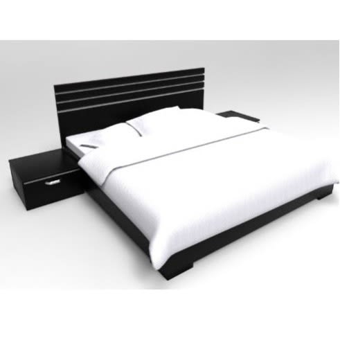 Vijay 4.5ft X 6ft Bedframe & Night Stand
